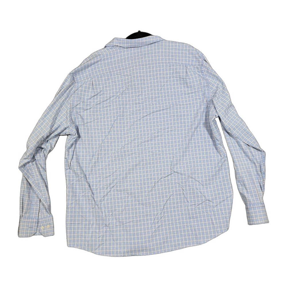 Southern Tide Mens XXL Blue Plaid Long Sleeve Button Down Shirt Cotton Check - Picture 2 of 7
